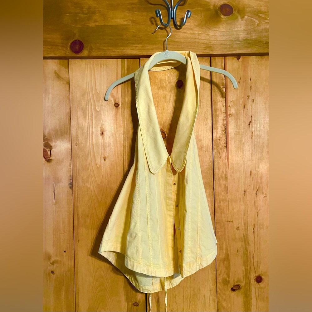 Urban Outfitters Yellow Blouse Chic Top